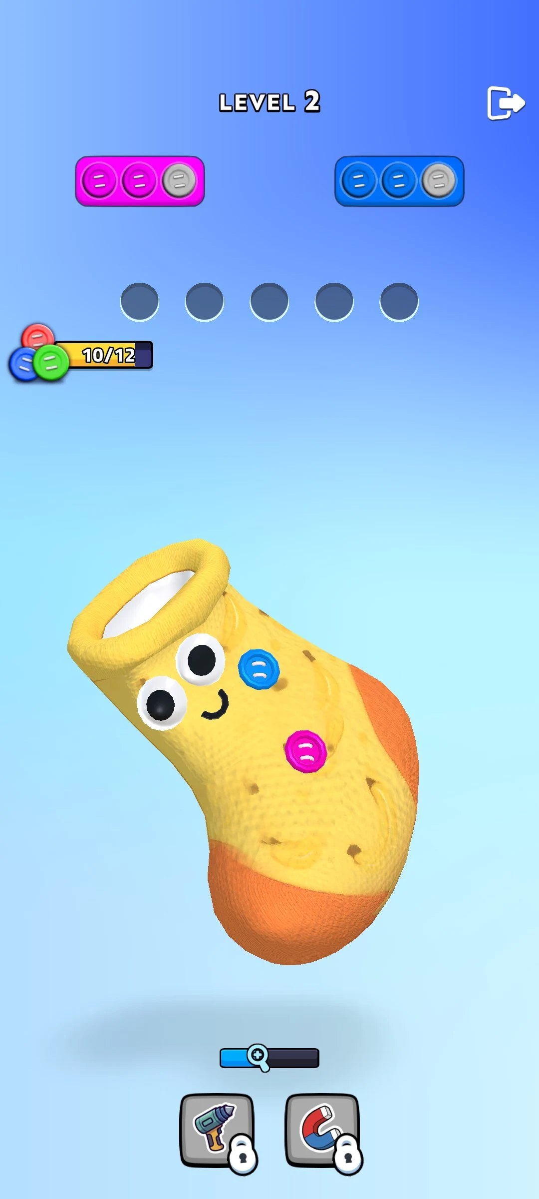 Sock Pop: Button sort 3D screenshot