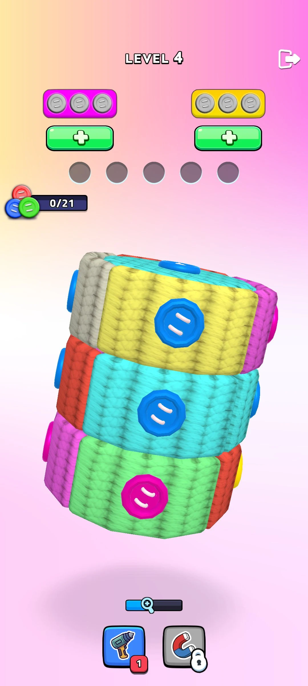Sock Pop: Button sort 3D screenshot